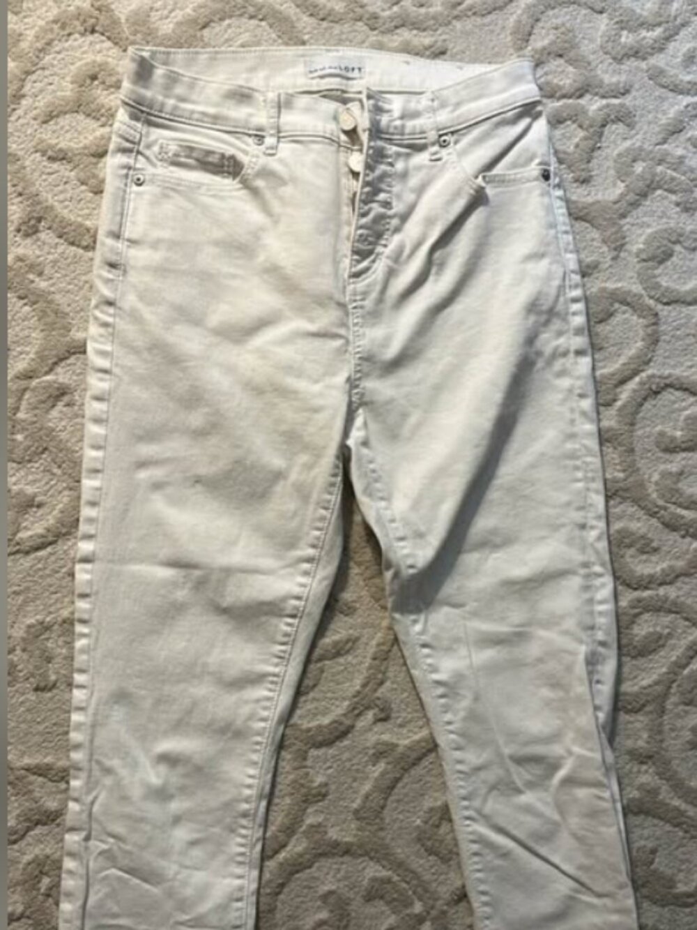 Loft Jeans, High Waist Skinny Crop
